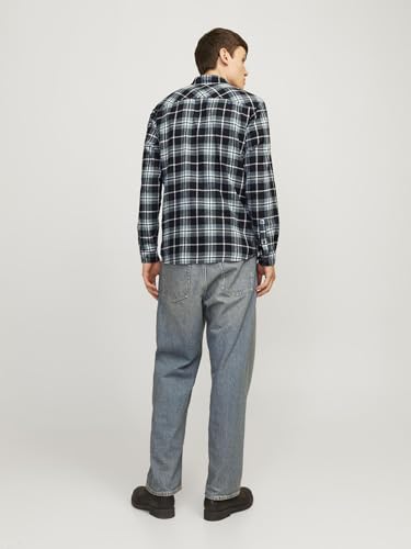 Image of Jack & Jones Men Cotton Blend Solid Regular Fit Shirt