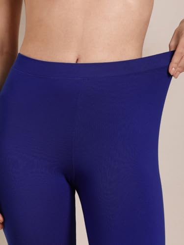 Image of TWIN BIRDS Super Stretchable Cotton Elasthane Fabric Ankle Length Leggings for Women