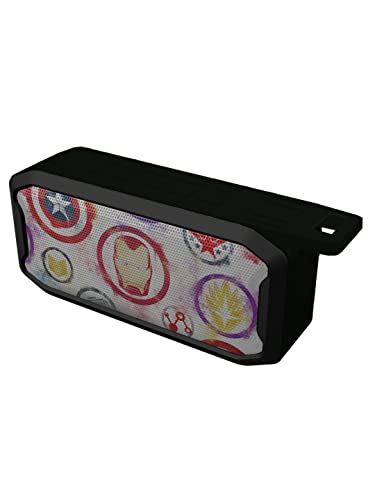 Image of Macmerise Bluetooth Speaker Avengers Icons Graffiti Melody Bluetooth Speaker, Multicolor