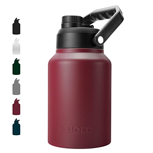 Image of BJPKPK 64oz Insulated Water Bottle, Half Gallon Stainless Steel Water Jug