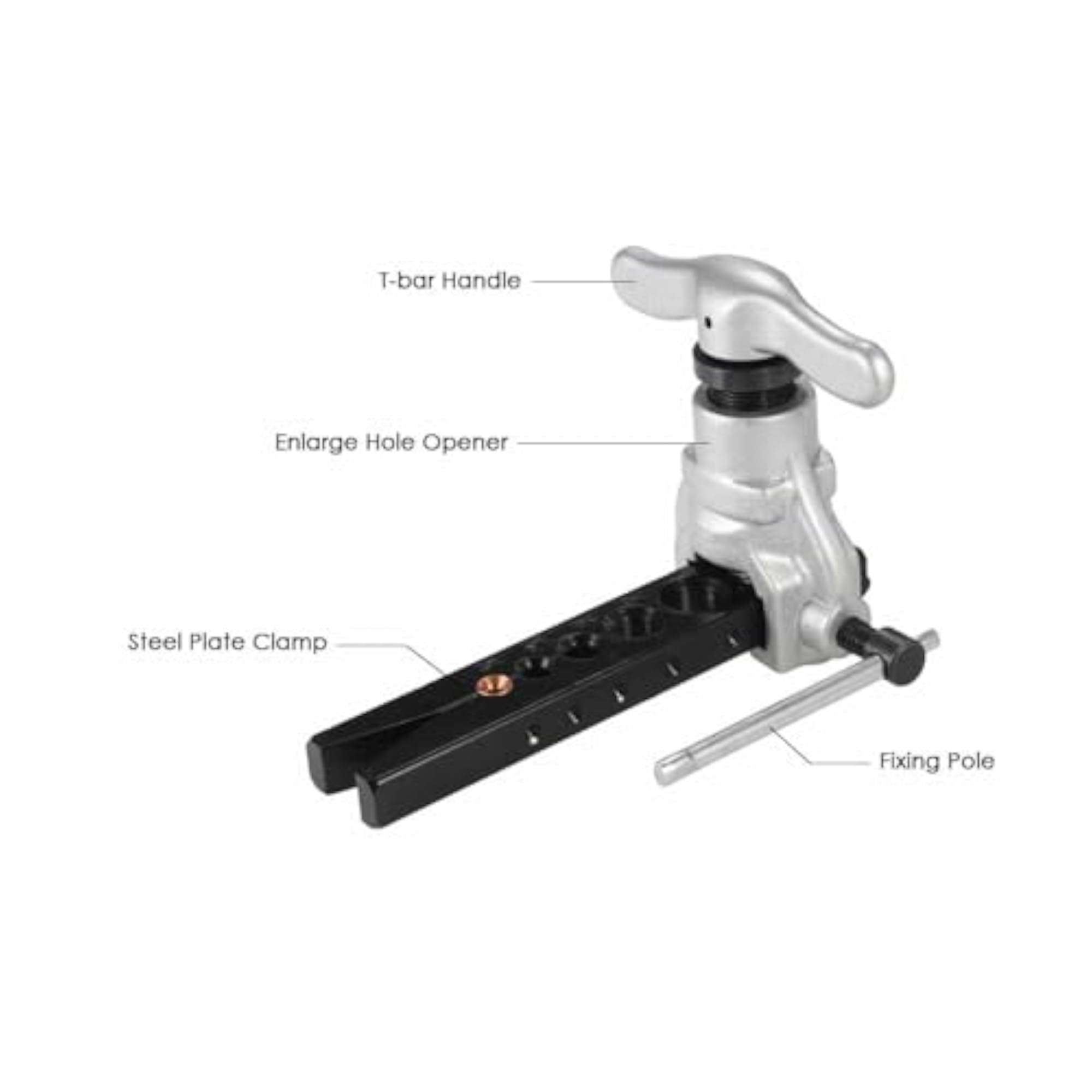 Flaring Tool Set with 6 Dies for Brake Lines