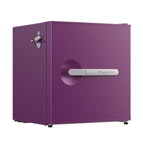 Image of Frigidaire, 1.6 Cu. Ft. Retro Series Compact Refrigerator, Built-In Side Bottle Opener, Purple