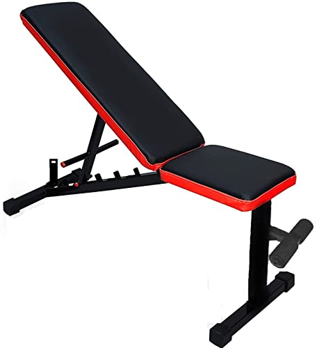 Image of BodyFit Fitness New Multi Adjustable Exercise Incline Bench | Full Body Workout | Foam Soft Padding | Bench Press | Heavy Solid Steel, 250 Kg