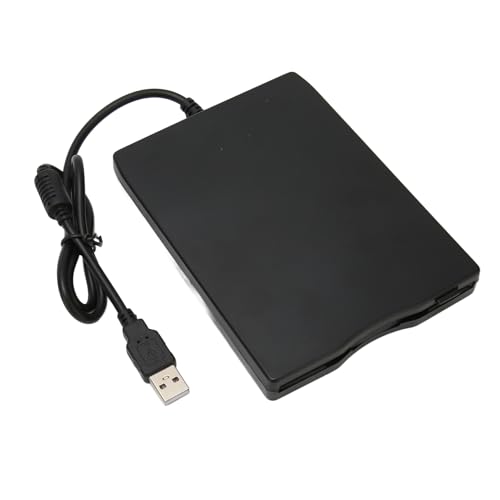 GOWENIC Floppy Disk Reader, USB 1.1/2.0/3.0 Low Noise External Drive, Error Correction, Strong ABS, Widely Compatible, for 2000, XP, Vista, 7, 8