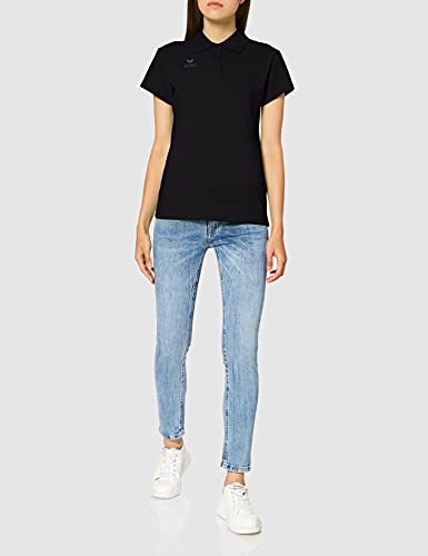 Erima Damen Teamsport Poloshirt (211350), schwarz, 38