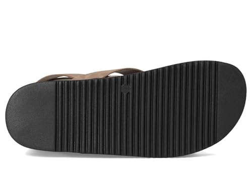 Steve Madden Women's Mira Sandal, Taupe Nubuck, 6