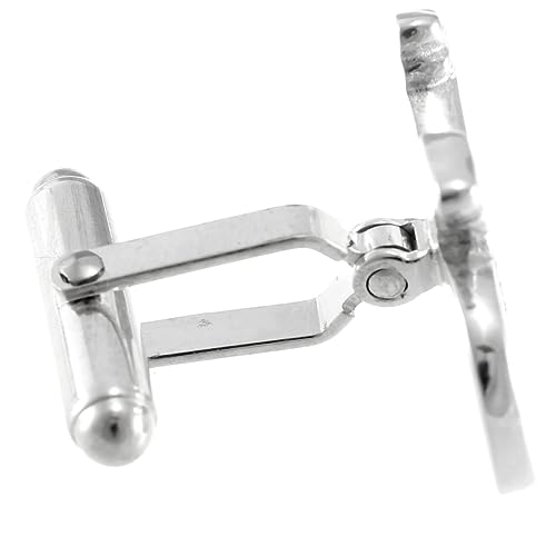 Gemelli a forma di bicicletta in argento Sterling