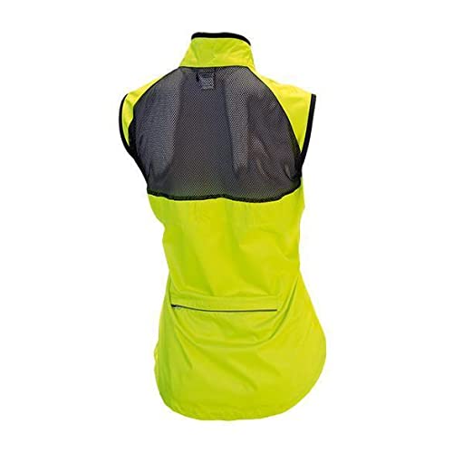 Canari Women's Optima Convertible Cycling/Biking Jacket/Vest, Killer Yellow, Large #TOP3