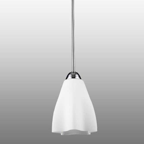 Lámpara de Cristal de Leche Art Deco con Suspensión Creativa 3