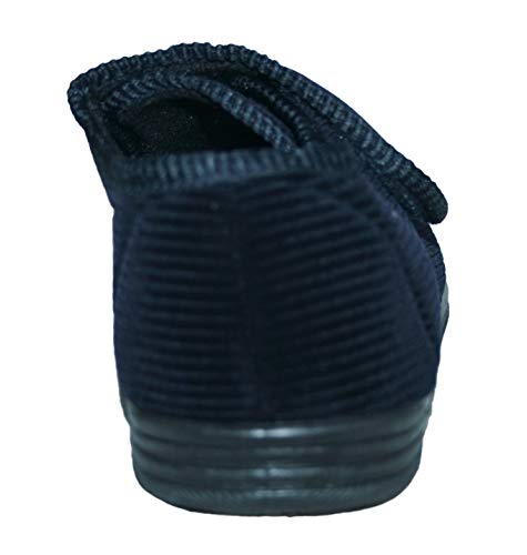 Diabetic Orthopedic Men's Easy Close Wide-Fitting Touch Close Bar-strap Shoe Slippers Sizes 6-14 - Image 3