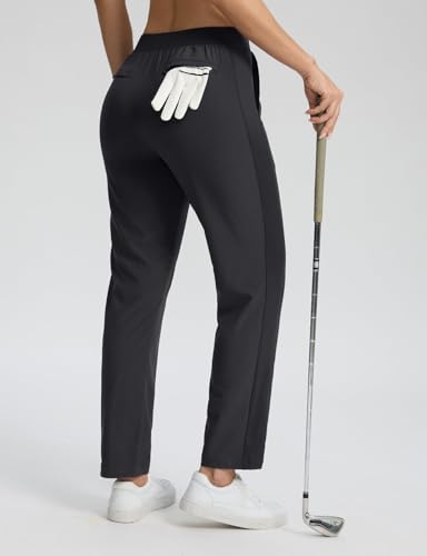 Seamaid Women's Golf Pants with Deep Pockets Travel Pants for Athletic Stretch UPF 50+2