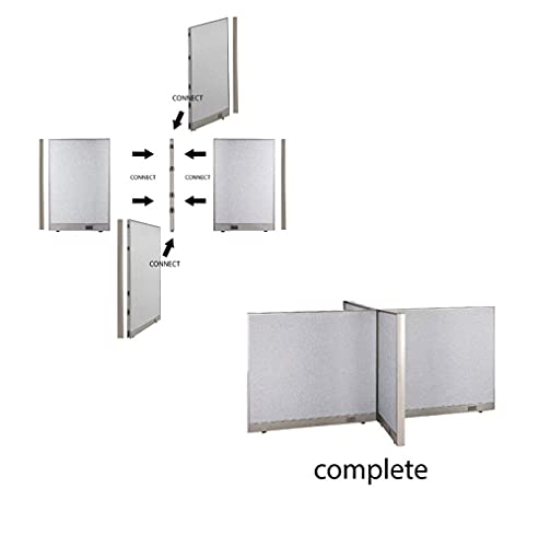 Gof [Large Quantity Orders] Office Single Partition Custom Built Workstation Wall Office Divider (4, 36" W X 60" H) #TOP5