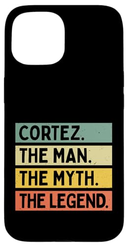 Cortez The Man The Myth The Legend�ʔ������O������p �X�}�z�P�[�X iPhone 15 �p