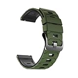 PIGLOLKINY Cinturino orologio in silicone 22mm for Xiaomi 2pro/S4 S1/Mi 5/colore 2 fascia for HUAWEI GT6 Pro/GT 6 5 4(B-Army Green Black)
