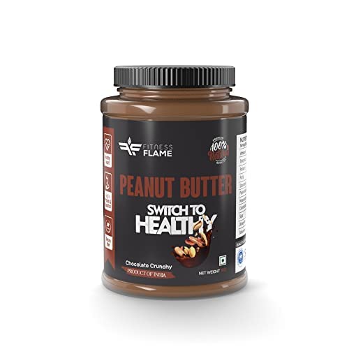 See full amazon price history chart for FITNESS FLAME Chocolate Crunchy Peanut Butter| 19g Protein | Contains Good Fat | 1KG | Aflatoxin Free | Gluten Free | Premium Grade Roasted Peanuts FITNESS FLAME Chocolate Crunchy Peanut Butter| 19g Protein | Contains Good Fat | 1KG | Aflatoxin Free | Gluten Free | Premium Grade Roasted Peanuts (B09XBCZF9F) Amazon Price History, Amazon Price Tracker