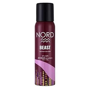 NORD Deodorant Body Spray For Men – Beast 120 ml (Pack of 1)