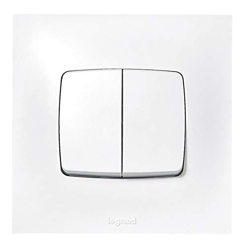 legrand interrupteur ou va et vient neptune 10a commande d'Éclairage monobloc prêt à installer blanc
