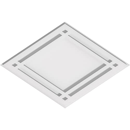 Image of Ekena Millwork CMP18X12DD Diamond Architectural Grade PVC Contemporary Urethane Ceiling Medallions 18 inchW x 12 inchH x 6 1 /4 inchC x 1 inchP