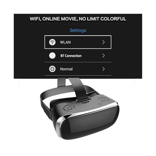 CRLLQXJHP V3 VRグラス オールインワン バーチャルリアリティVRグラス 5.5インチ 2Kディスプレイ 3GB/16GB クアッドコア Wi-Fi 4000mAh 3D映画ゲーム対応 の商品画像 3