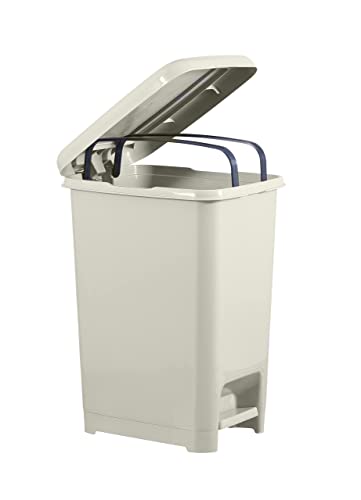 Lata de basura con pedal Superio Slim 10.5 gal, pack 2 miniatura 4