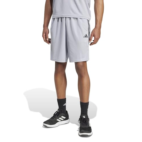 Image of adidas Tr-ES PIQ 3Sho Men Blue Training Shorts Size -
