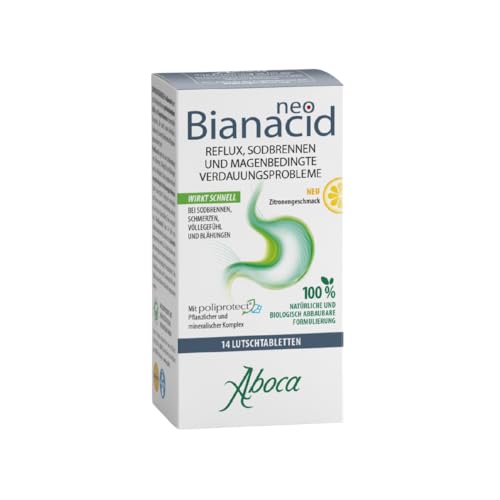 NeoBianacid Tabletten bei Reflux Magensäure Sodbrennen & Magenschmerzen natürliches Medizinprodukt von Aboca