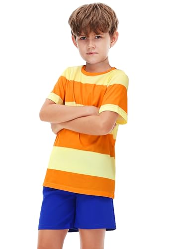 Image of Deerose Kids Halloween Clothing Set Funny Party Outfits Cartoon Tshirt Dress 3-14 Years