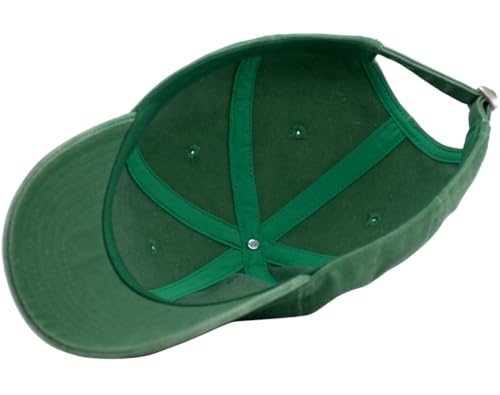 Image of Vintage Washed Cotton Baseball Caps Men Women Adjustable Unstructured Low Profile Dad Hat