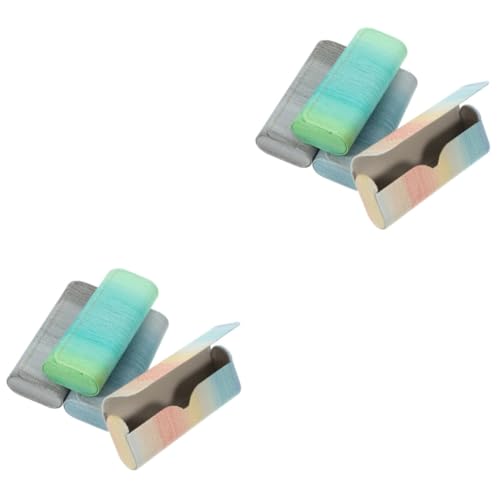 Étuis à lunettes unité centrale Healeved anti-rayures, boîte de rangement mince pour cartable