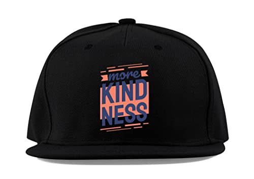 Casquette baseball visière plate en coton noir idéal pour le skate et le running