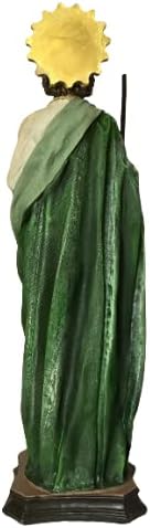 Miniatura 3 de San Judas Tadeo - Figura religiosa de resina de 24 pulgadas de San Judas Tadeo, nueva