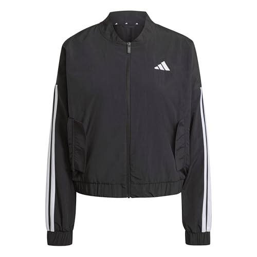 adidas Women's Essentials 3-Stripes Woven Bomber Jacket