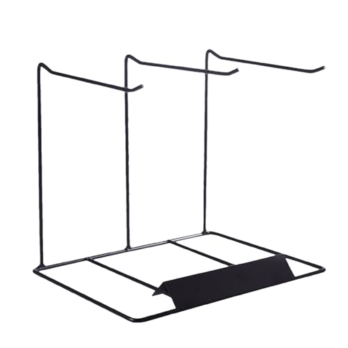 Ruwshuuk Soporte para joyas, colgador de pulseras, organizador de joyas estético para tocador, tocador, mesa, estante, estante de almacenamiento negro, exhibición para collares, pulseras, aretes
