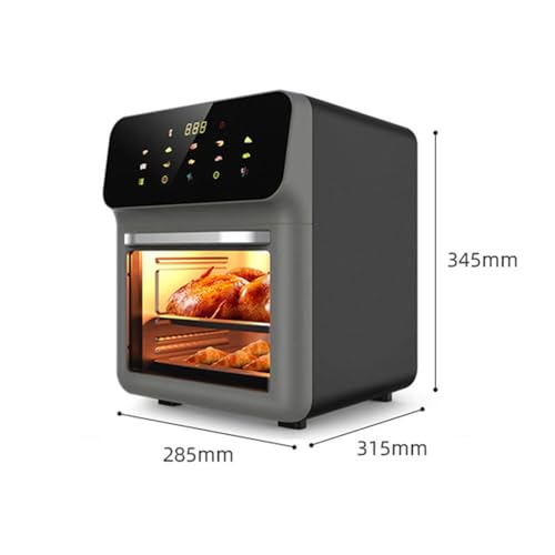 Freidora de aire inteligente 11 en 1, horno tostador, freidora de aire digital de convección con parrilla, horno, asado, recalentado, asado a la parrilla, deshidratado, electrodoméstico de encime
