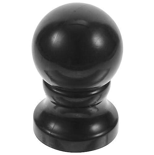 Flagpole Topper Pole Top Top Ornament Plastic Finial Flag Head Replacement Flagpole Ornament for Indoor Outdoor Garden Patio Black