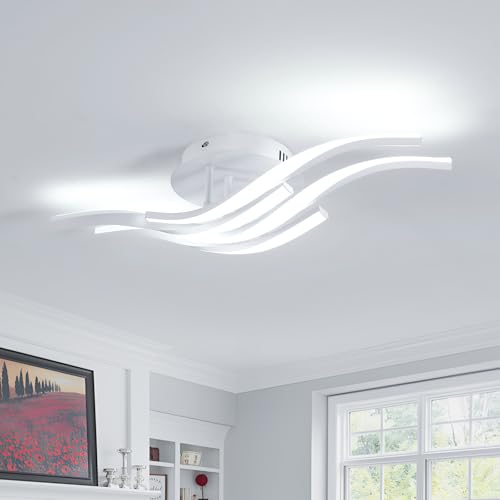 Osairous Plafoniera LED Soffitto, 32W 3600LM Lampadario Soffitto LED in