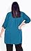 City Chic Women's Plus Size Blouse - Longline Teal
