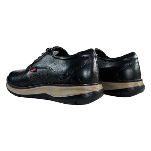 Sapato Masculino Ferracini Fluence em Couro (Preto, BR, Adulto, Numérico, 41)
