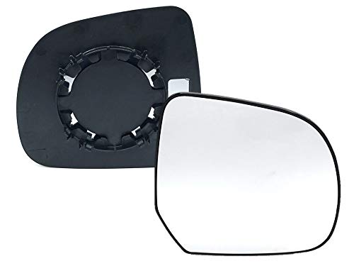 HZ-DESIGN Verre Miroir pour Rétroviseur Extérieur Miroir Verre Droite Compatible Avec Lodgy Dokker Duster Micra