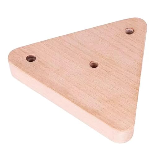 Hangboard de madera triangular para escalada y entrenamiento de dedos 6