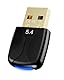 USB Bluetooth Adapter, RENGOGA 5.4 Bluetooth Adapter PC EDR Bluetooth Stick für Windows 11/10/8.1/7, Bluetooth Dongle für PC Laptop Kopfhörer Tastatur Maus Plug and Play Controller Headset Desktop