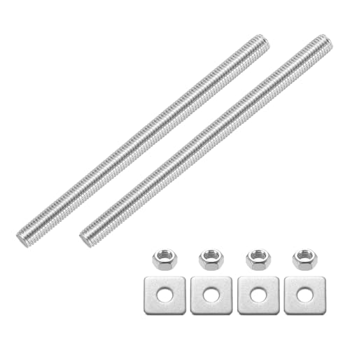 uxcell S˂bh 2 M10-1.5 Xbhsb` 150mm XeXX`[ Ep S˂X^bh ibgƃbV[t NvAnK[AU{gp