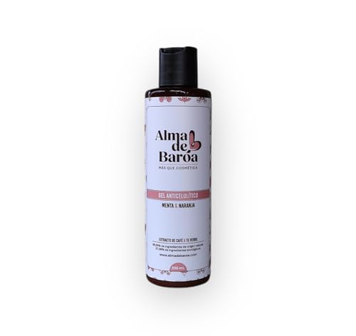 Gel Anticelulítico Natural - L-Carnitina y cafeína - Alma de Baróa - Vegano