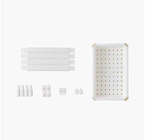 ارفف زاوية للحمام من اي ورلد، وحدة ارفف بلاستيكية للمطبخ والحمام من 4 طبقات