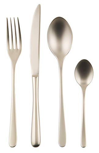 Design italiano Servizio Posate 24 Pezzi - Taste Pvd - Champagne Antique Sambonet