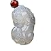Produktbild TIANHEY Echter natürlicher Buddha-Jade-Anhänger für Damen und Herren, Amulett, Geschenke, echter Jadestein, EIS-Chalcedon, Guanyin-Anhänger, Charms-Schmuck, yellow