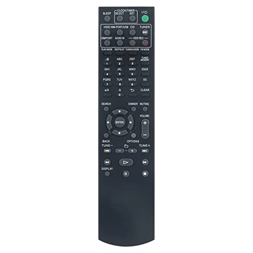 Compatibile con alcuni modelli: Per Sony Giga Juke Shelf Micro Hi-Fi System NAS-E300HD HCD-E300HD RM-E02E RME02E RM E02E e altro.