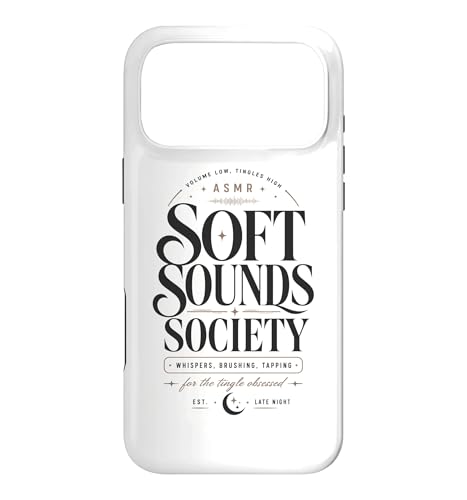 Soft Sounds Society ASMR Whispers �u���b�V���O�^�b�s���O �X�}�z�P�[�X iPhone 17 Pro Max �p