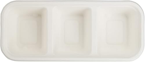 Miniatura 7 de Restaurantware Pulp Tek - Cajas de comida para llevar de 9.2 x 3.8 x 1.8 pulgadas, 100 recipientes para llevar para microondas, tapas se venden por