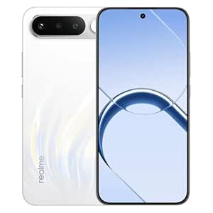 realme 16 5G Smartphone 12+256GB, Battery 7000mAh, Front Camera 120Hz AMOLED Display, MediaTek Dimensity 6400 Turbo Processor, IP69, Air White